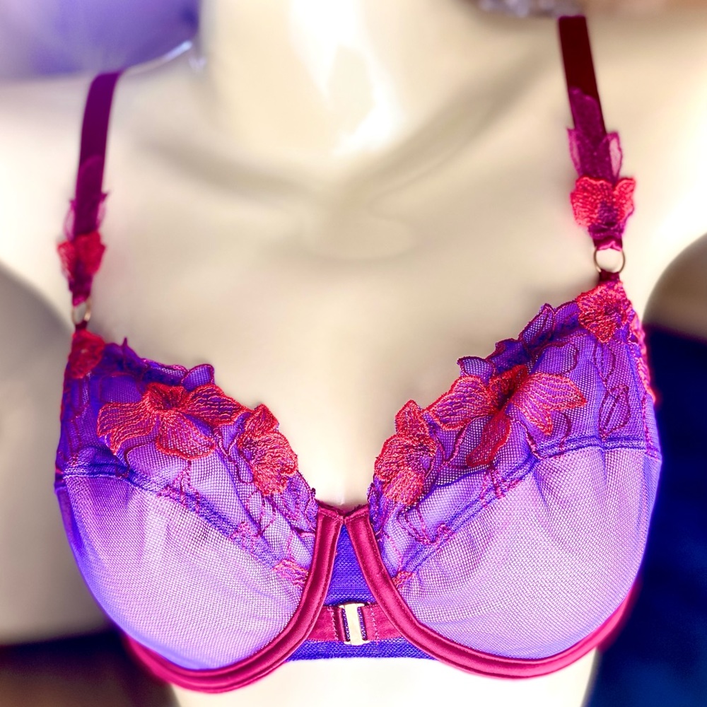 🌺E-G Busts Luxury French Designer Demi Bra
